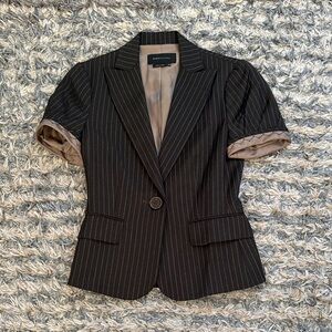 BCBGMaxAzria 100% Wool Pinstripe Blazer